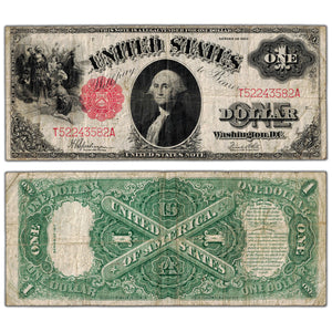 SOLD United States 1917 $1 One Dollar Legal Tender Note - Circulated