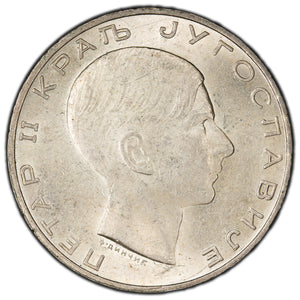 SOLD Yugoslavia 1938 50 Fifty Dinars Silver Coin