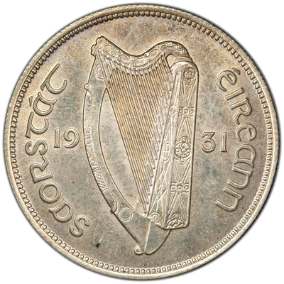 SOLD Ireland 1931 Florin Silver Coin KM #7
