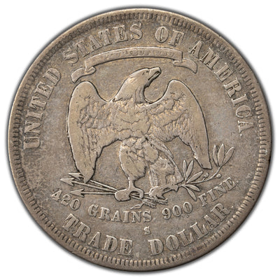 SOLD United States 1877-S $1 Trade Dollar Silver Coin