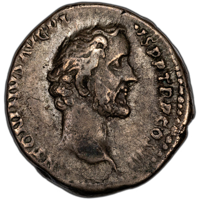 SOLD Ancient Rome 140-143 AD Antoninus Pius Denarius Coin RIC #70 Sear #4085