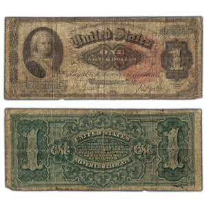 SOLD United States 1886 $1 One Dollar Silver Certificate Note Martha Washington - Low Grade Filler