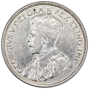 SOLD Canada 1912 25 Cents Quarter Silver Coin - Cleaned