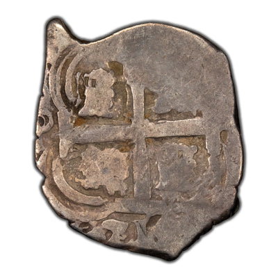 Bolivia 1716 P-Y One Real Cob Silver Coin - 2.25g