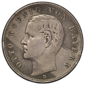 SOLD Germany Bavaria 1903-D 5 Mark Silver Coin
