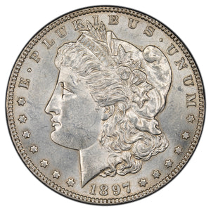 SOLD United States 1897 $1 Morgan Silver Dollar Coin