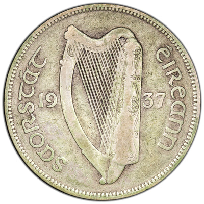 SOLD Ireland 1937 Half Crown Silver Coin