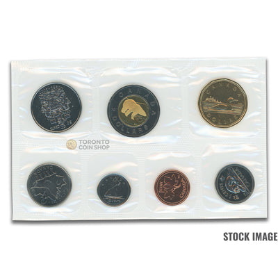 Canada 2002 Jubilee 7-Coin PL Proof-Like Mint Coin Set - Plastic Only