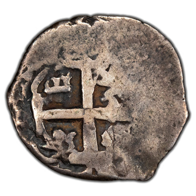 Bolivia 1745 P-Q One Real Cob Silver Coin - 3.92g