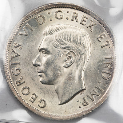 SOLD Canada 1938 $1 Silver Dollar Coin - ICCS AU-58