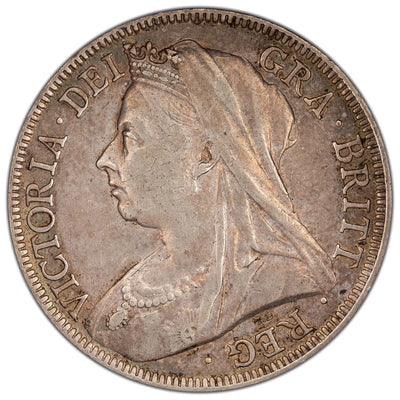 Great Britain 1897 Half Crown Silver Coin KM #782