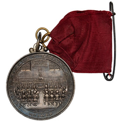 Sunday School Award of Merit 38mm Sterling Silver Medal