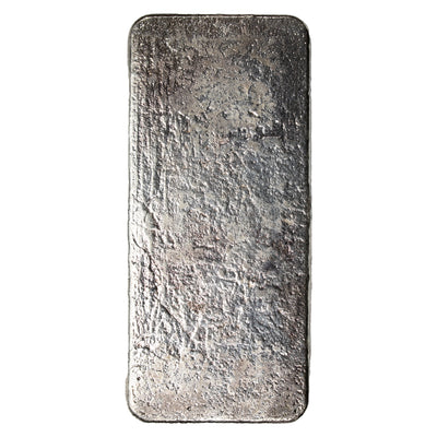 SOLD Johnson Matthey 500 Gram .999 Silver Poured Bar - Scarce Issue!