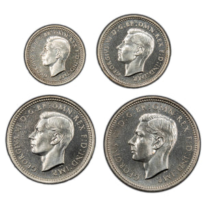 SOLD Great Britain 1937 4-Coin Maundy Coin Set