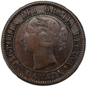 SOLD Canada 1859 Wide 9/8 1 Large Cent Coin - VG