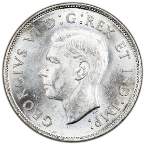 SOLD Canada 1942 50 Cents Half Dollar Silver Coin - MS-60