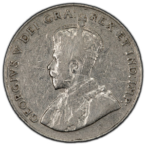 SOLD Canada 1925 5 Cents Nickel Coin - Key Date - Scratched