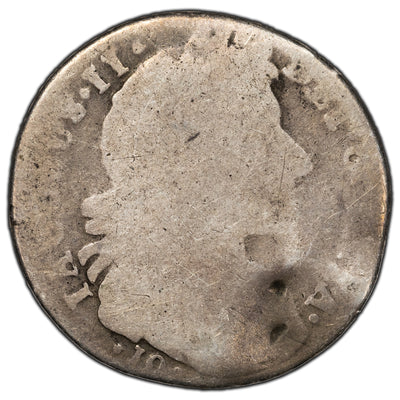SOLD Scotland 1688 10 Shillings Silver Coin KM #121 - Scarce Issue - Damaged