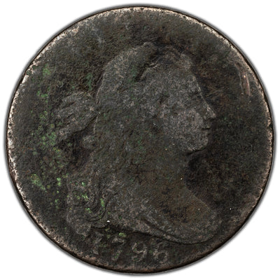 SOLD United States 1796 Reverse of '95 Draped Bust Large Cent Coin - Filler