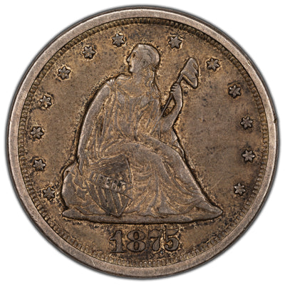 SOLD Untied States 1875-S 20 Cents Seated Liberty Coin