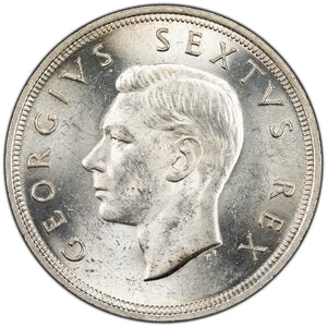 SOLD South Africa 1949 5 Shillings Silver Coin
