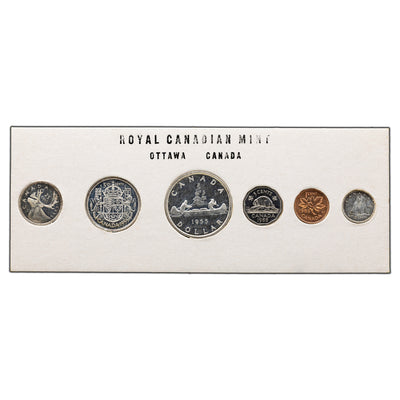 SOLD Canada 1955 Arnprior 6-Coin PL Proof Like Set - Missing Cellophane