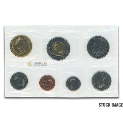 Canada 2002 Jubilee 7-Coin PL Proof-Like Mint Coin Set - Plastic Only
