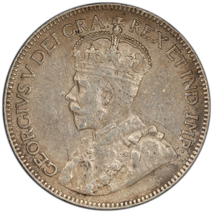 SOLD Canada 1918 25 Cents Quarter Silver Coin - Cleaned