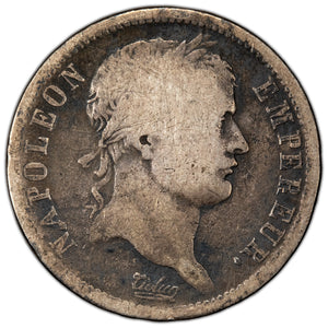 SOLD France 1811 A Napoleon 2 Francs Silver Coin
