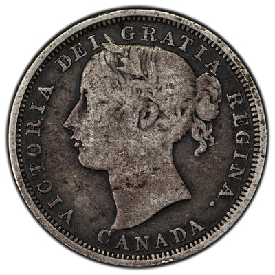 SOLD Canada 1858 20 Cents Silver Coin - One Year Type!