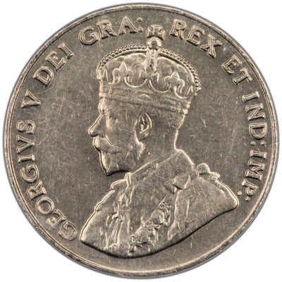 Canada 1926 Near 6 5 Cents Nickel Coin - ICCS EF-45