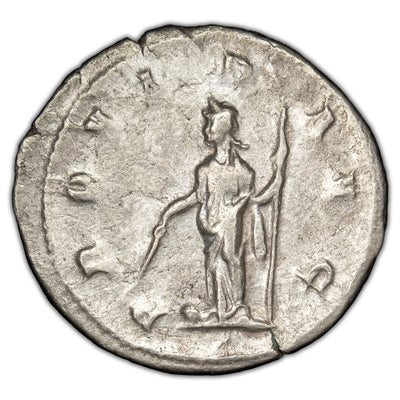 SOLD Ancient Rome AD 243-4 Gordian III Antoninianus Coin RIC #138 3.91g