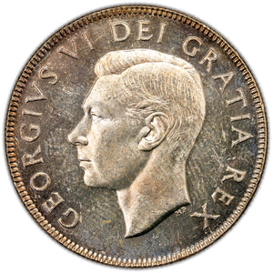 SOLD Canada 1950 Design 50 Cents Half Dollar Silver Coin - MS-62