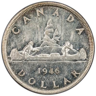 SOLD Canada 1946 SWL $1 Silver Dollar Coin - EF-40