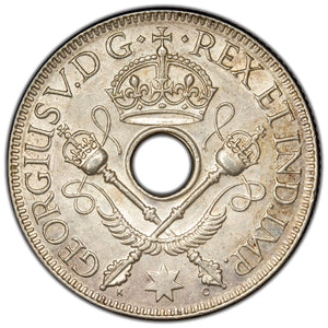 SOLD New Guinea 1936 Shilling Silver Coin KM #5
