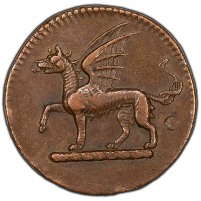 SOLD Great Britain West Cumberland White Haven Colliery Copper Token D&W 291/109