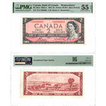 $2 1954 Bank of Canada Note *Z/Z Replacement Prefix BC-38cA - PMG AU-55 EPQ