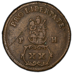 SOLD Hungary 1705 20 Poltura Coin KM #275 - Scratched