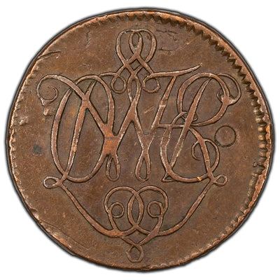 SOLD Great Britain West Cumberland White Haven Colliery Copper Token D&W 291/109