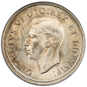 SOLD Canada 1940 25 Cents Quarter Silver Coin - MS-63