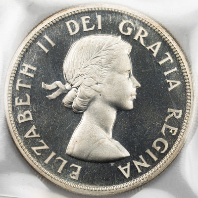 SOLD Canada 1956 $1 Silver Dollar Coin - ICCS PL-66 Cameo