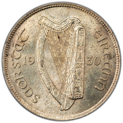 SOLD Ireland 1930 Florin Silver Coin SP #6626 - Uncirculated