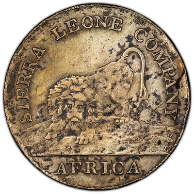 Sierra Leone 1791 50 Cents Half Dollar Silver Coin