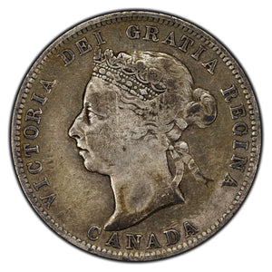 SOLD Canada 1892 25 Cents Quarter Silver Coin - Fine