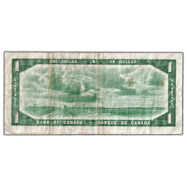 SOLD $1 1954 Bank of Canada Note Devil Face L/A Prefix BC-29b - F/VF ...