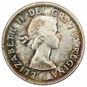 SOLD Canada 1958 $1 Silver Dollar Coin - MS-64 - Nice Toning!