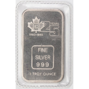 SOLD Engelhard Litton 25 Years 1oz .999 Fine Silver Bar - Sealed