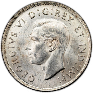 SOLD Canada 1943 50 Cents Half Dollar Silver Coin - MS-62