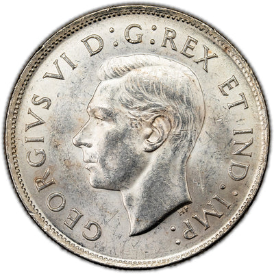 SOLD Canada 1943 50 Cents Half Dollar Silver Coin - MS-62