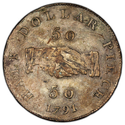 Sierra Leone 1791 50 Cents Half Dollar Silver Coin